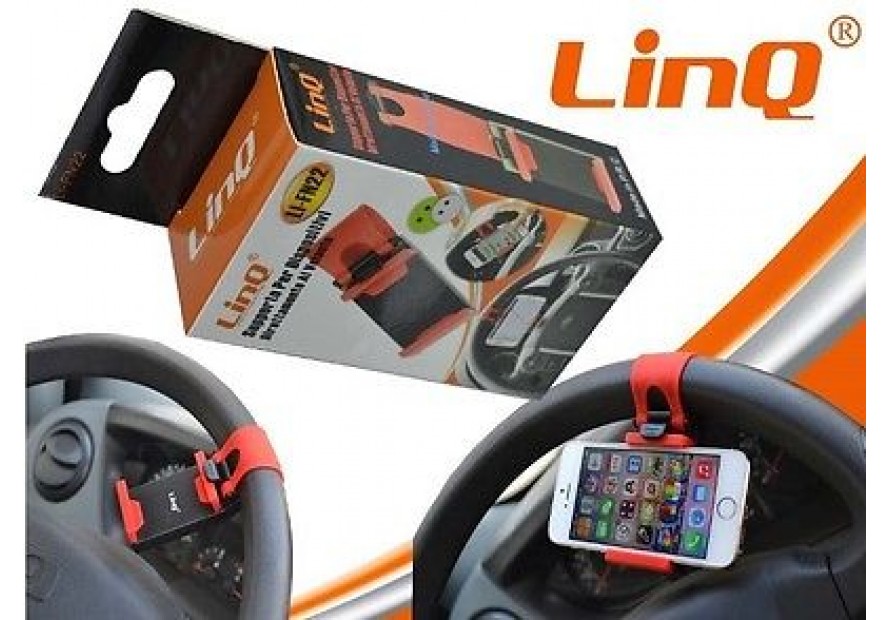 SUPPORTO DA AUTO PER CELLULARI APPLE SMARTPHONE GPS MP3 MP4 LINQ Li-FN22
